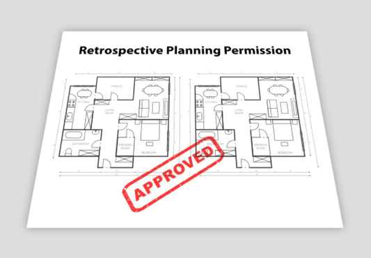 Retrospective planning application